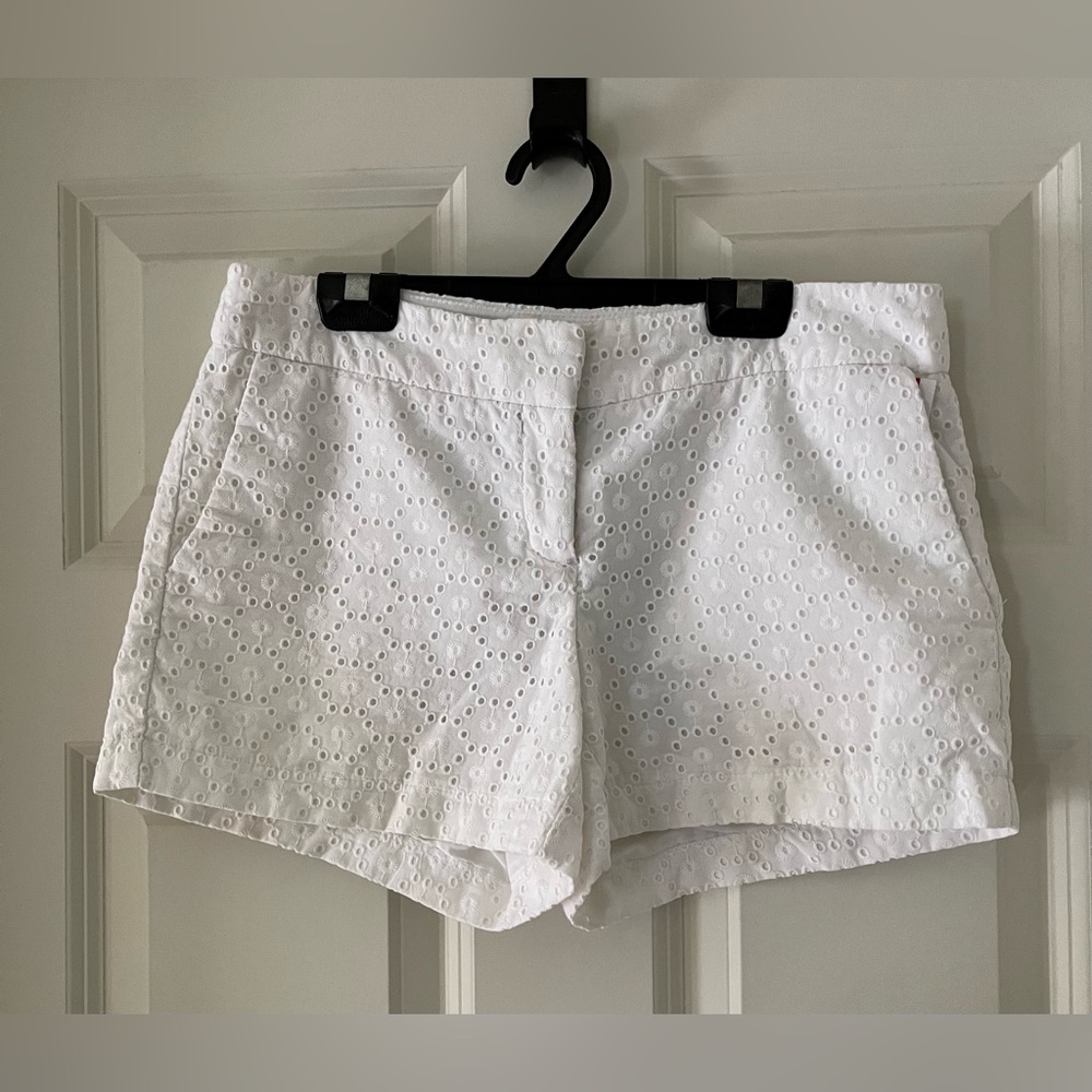 Kenar White eyelet shorts-bohemian, size 2 spring summer neutral